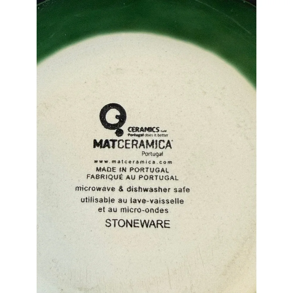 MATCERAMICA Portugal Moss Green M2A66 7 1/2in Soup Cereal Coupe Bowl